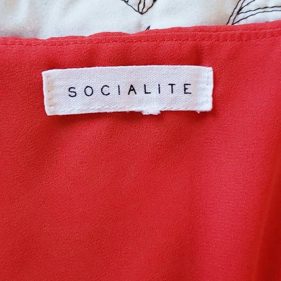 Socialite V-neck Cami (dk orange, sz L) - Picture 6 of 7